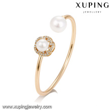 51732 Xuping Jewelry Wholesale Fashion doble Pearl Bangle para mujeres